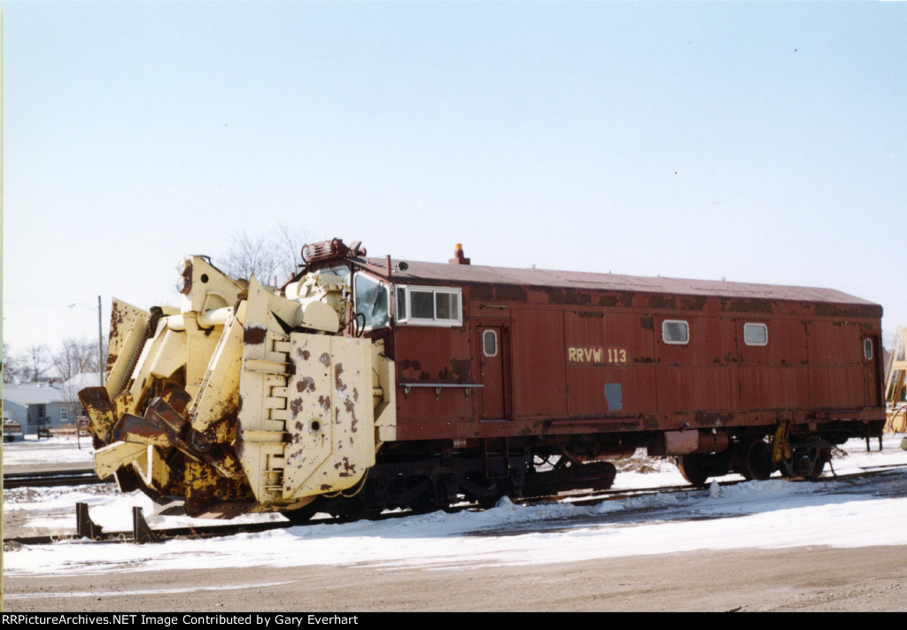 RRVW Snow Cutter #113 - Red River Valley & Western RR